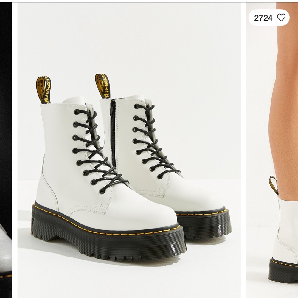 Dr Martens White Jadon Women’s Boots